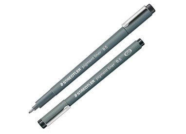 Pennarello Pigment Liner 308 nero 0,5mm Staedtler
