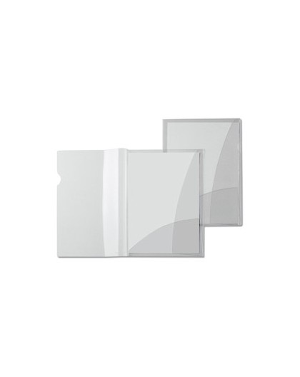 5 CARTELLINE C/TASCHE CAPRI 69/2 21X29,7 PVC CRISTALLO