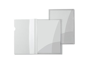 5 CARTELLINE C/TASCHE CAPRI 69/2 21X29,7 PVC CRISTALLO