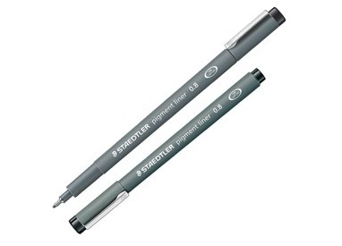 Pennarello Pigment Liner 308 nero 0,8mm Staedtler