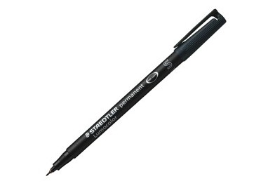 PENNARELLO LUMOCOLOR PERMANENT 313 SF 0.4MM NERO