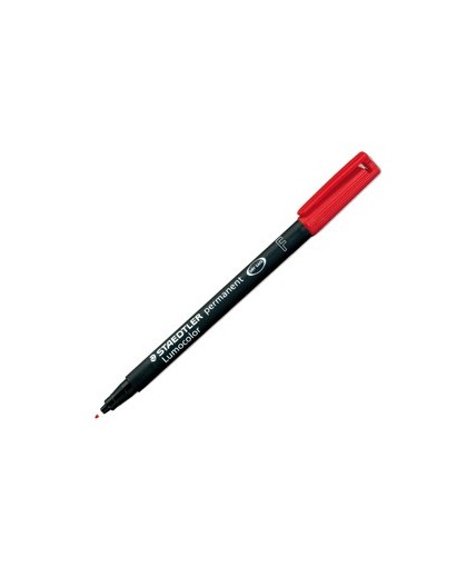 PENNARELLO LUMOCOLOR PERMANENT 318 F 0.6 ROSSO