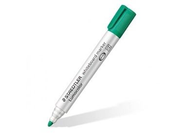 PENNARELLO LUMOCOLOR 351 VERDE P.TONDA PER LAVAGNE CANCELLABILI
