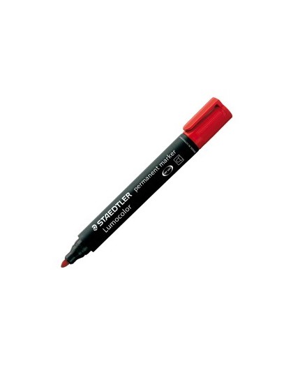 MARCATORE LUMOCOLOR PERMANENT 352 ROSSO P.TONDA STAEDTLER
