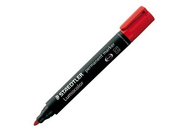 MARCATORE LUMOCOLOR PERMANENT 352 ROSSO P.TONDA STAEDTLER