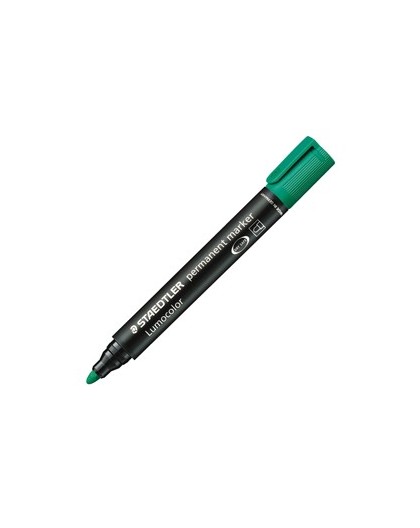 MARCATORE LUMOCOLOR PERMANENT 352 VERDE P.TONDA STAEDTLER