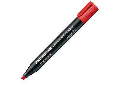 MARCATORE LUMOCOLOR PERMANENT 350 ROSSO P.SCALPELLO STAEDTLER