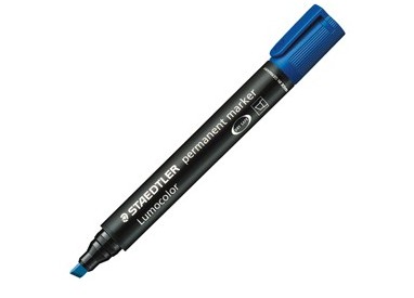MARCATORE LUMOCOLOR PERMANENT 350 BLU P.SCALPELLO STAEDTLER