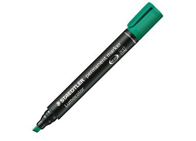 MARCATORE LUMOCOLOR PERMANENT 350 VERDE P.SCALPELLO STAEDTLER