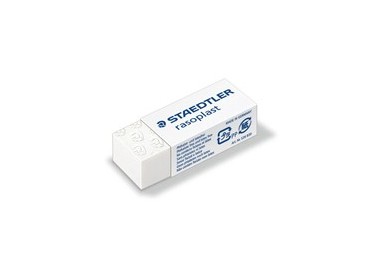 BOX 30 GOMME RASOPLAST 526 B30 BIANCA PER MATITA