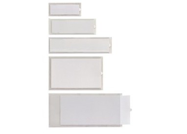 10 PORTAETICHETTE ADESIVE IESTI A2 32X88MM SEI