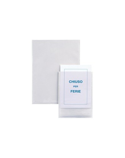 5 BUSTE AUTOADESIVE IESTI A4 21X29,7CM TRASPARENTI