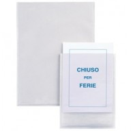 5 BUSTE AUTOADESIVE IESTI A4 21X29,7CM TRASPARENTI