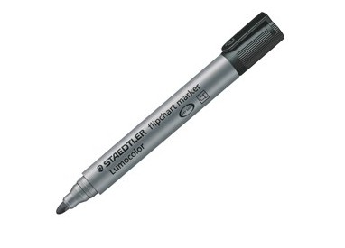 Marcatore Lumocolor Flipchart 356 punta tonda nero Staedtler