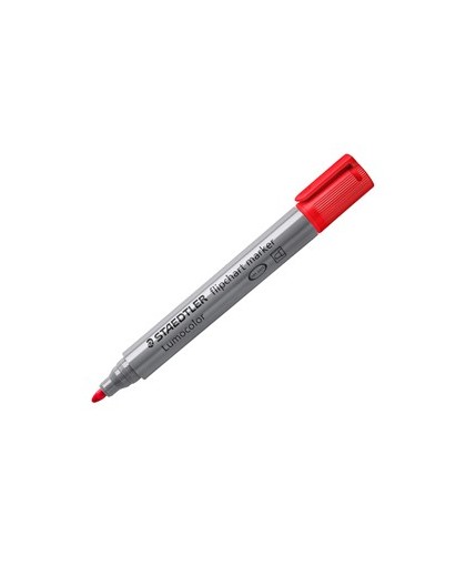 Marcatore Lumocolor Flipchart 356 punta tonda rosso Staedtler