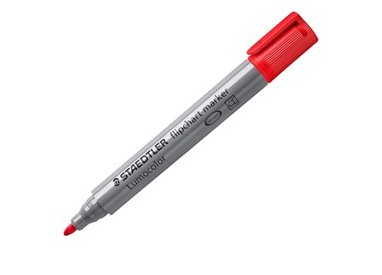Marcatore Lumocolor Flipchart 356 punta tonda rosso Staedtler