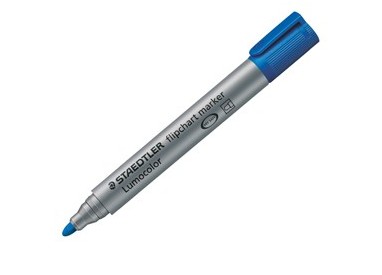 Marcatore Lumocolor Flipchart 356 punta tonda blu Staedtler