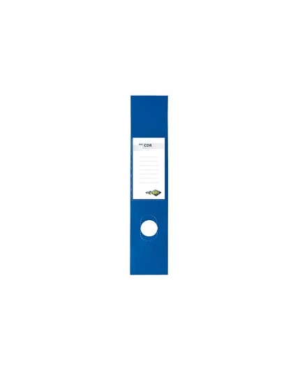 Busta 10 copridorso CDR PVC adesivi blu 7x34,5cm SEI ROTA