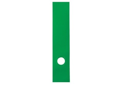 Busta 10 copridorso CDR-P PVC adesivi verde 7x34,5cm SEI ROTA