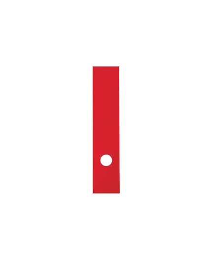 Busta 10 copridorso CDR-P PVC adesivi rosso 7x34,5cm SEI ROTA