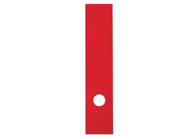Busta 10 copridorso CDR-P PVC adesivi rosso 7x34,5cm SEI ROTA
