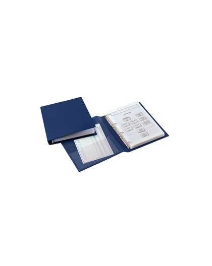 Raccoglitore SANREMO 2000 25 B 4D blu 18x24cm SEI ROTA