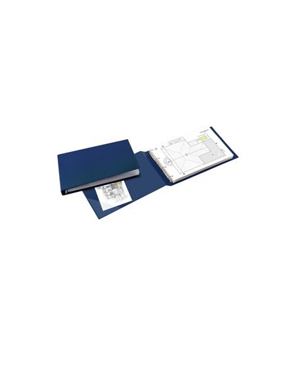 Raccoglitore SANREMO 2000 25 4D blu 42x30cm A3-album SEI ROTA