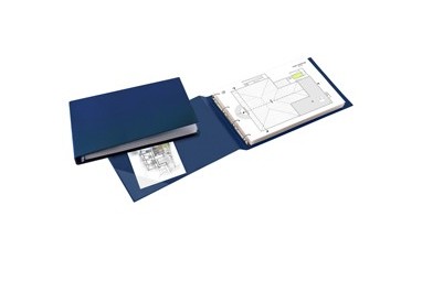 Raccoglitore SANREMO 2000 25 4D blu 42x30cm A3-album SEI ROTA