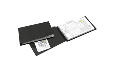 Raccoglitore SANREMO 2000 25 4D nero 42x30cm A3-album SEI ROTA
