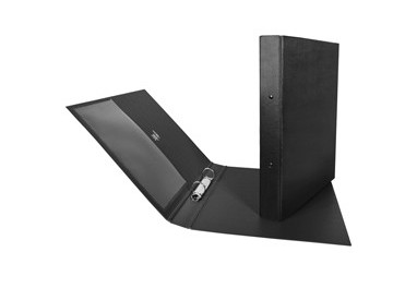 Raccoglitore STELVIO 25 A4 2R nero 22x30cm SEI ROTA