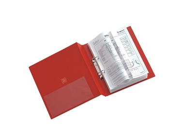 Raccoglitore STELVIO 50 A4 2D rosso 22x30cm SEI ROTA