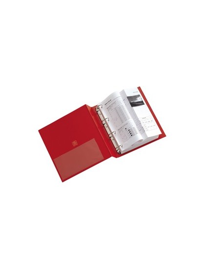Raccoglitore STELVIO 40 A4 4D rosso 22x30cm SEI ROTA