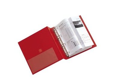 Raccoglitore STELVIO 40 A4 4D rosso 22x30cm SEI ROTA
