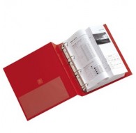 Raccoglitore STELVIO 40 A4 4D rosso 22x30cm SEI ROTA