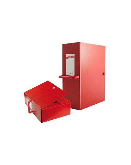 Scatola archivio Big 120 250x350mm rosso c/maniglia Sei Rota