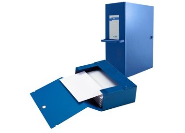 Scatola archivio Big 200 250x350mm blu c/maniglia Sei Rota