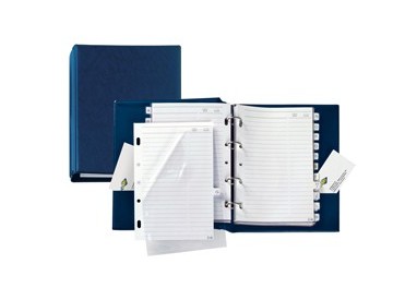 RUBRICA TELEFONICA TELEX 3 BLU 15X21CM (A5)