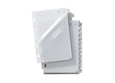 RUBRICA A-Z PER TELEX 3 e COMBI 2000 15X21CM (A5)