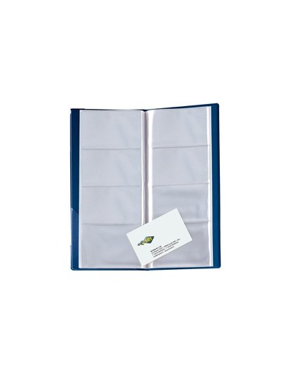 PORTABIGLIETTI DA VISITA ECO VISITA-16 BLU 12.5X27.5CM