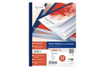 Portalistini personalizzabile UnoTI 22x30cm 12 buste Sei Rota