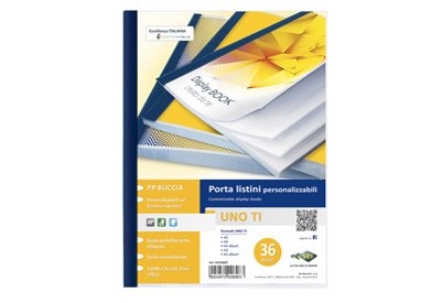 Portalistini personalizzabile UnoTI 22x30cm 36 buste Sei Rota