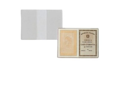 100 BUSTE PORTA CARTA IDENTITA' 15,5X11CM