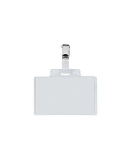 100 portanome Pass 3E 9,5x6cm c/clip in metallo Sei Rota