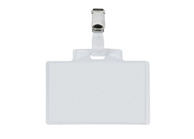 100 portanome Pass 3E 9,5x6cm c/clip in metallo Sei Rota