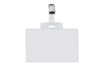 100 portanome Pass 4E 11x7cm c/clip in metallo Sei Rota