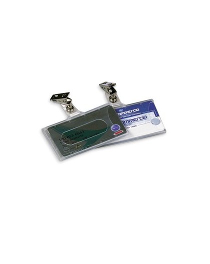 PORTANOME 9X5,6CM SEMIRIGIDO C/CLIP 31-070 LEBEZ