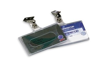 PORTANOME 9X5,6CM SEMIRIGIDO C/CLIP 31-070 LEBEZ