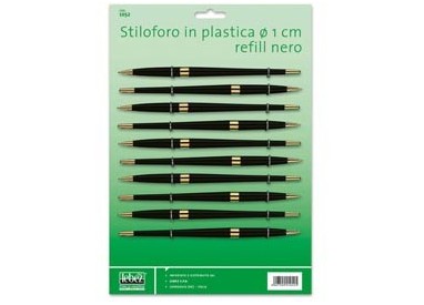 Cartella 10 stilofori art.1052 in plastica Lebez