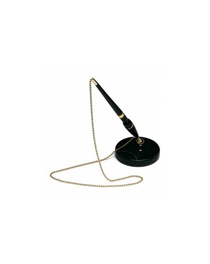 STILOFORO CON BASE MARMO NERO ART.1703-N