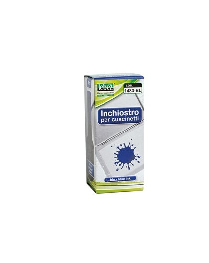 INCHIOSTRO BLU 30ml ART.1483 S/OLIO X CUSCINETTI LEBEZ